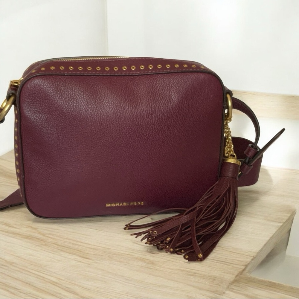 Michael Kors-Brooklyn leather camera bag crossbody-Retail 389